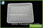 Rectangular Plastic Food Tray Transparent With 0.3mm 0.35mm APET