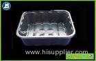 Silver / Grey Plastic Food Packaging Trays Customized With SGS / QC