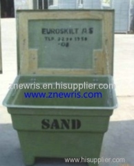 FRP/GFRP snow sand box road safety sand container