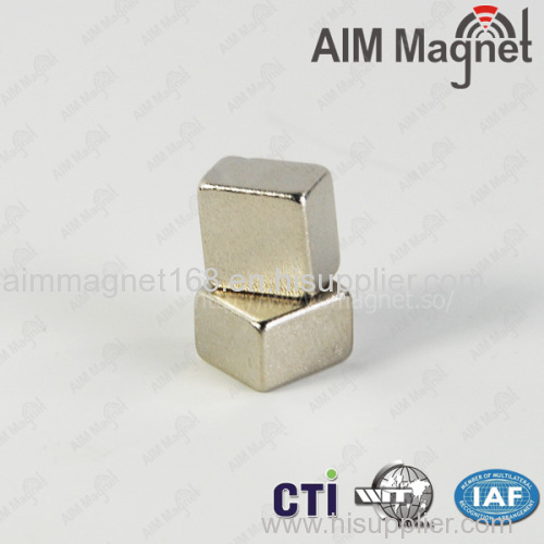 Rare earth square magnet n50