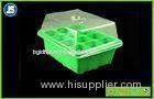 Green Seed Germination Tray Blister Packaging Tray 224mm x 214mm x 52mm For Greenhouse