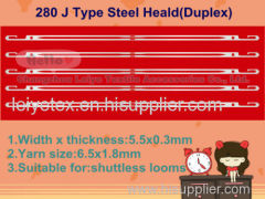 flat steel heald wire 280j *6.5*1.8 duplex