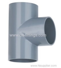 upvc equal tee pipe fittings