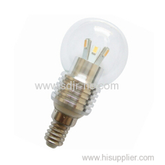 G45 led Candle flame bulb light 3w replace 30w halogen