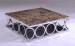 Classic Marble Modern Square Coffee Tables and Tea Tables with Rings Leg