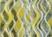Gold Waterline Decorative Glass Partition For Salon Decoration , Tempered