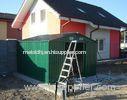 Hot Dipped Galvanized Steel Apex Metal Garden Shed With Gable Roof 10' x 8'