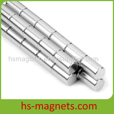 NiCuNi Coating Neodymium Thin Rod Magnet