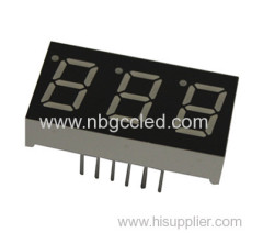 Red 0.52inch 3 digits Seven Segment LED display