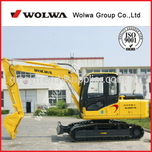 Wolwa band 8 ton crawler excavator for sale