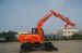 8 ton wheel loader with excavator attach grapper