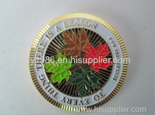 Soft Enamel Gold Coin