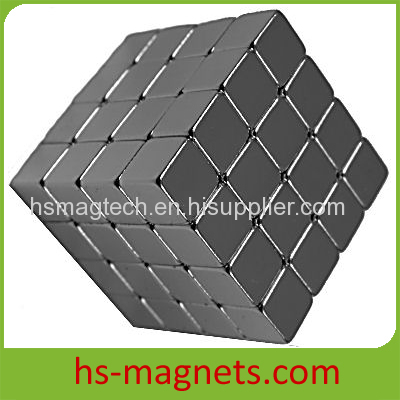 Rare Earth Neodymium Permanent Cube Magnet