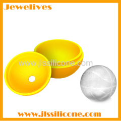 New silicone basketball shape ice ball mold