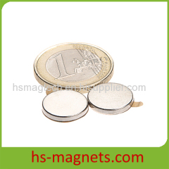 Nickel Plating Disc Self-adhesive Magnet