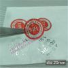 Custom silver tamper proof carton void seal stickers Anti tamper proof security warranty void if removed adhesive seal