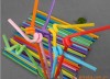 food grade drinking straw with flexible part