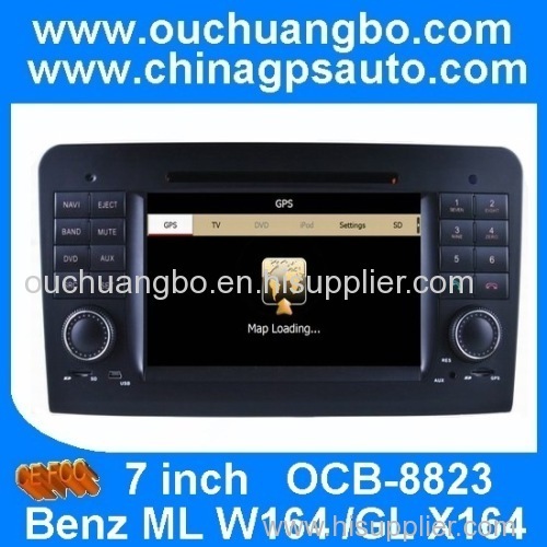 Ouchuangbo Wholesale Autoradio DVD GPS Navi for Mercedes Benz ML(W164) with Car Radio BT iPod