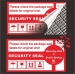 Security Tamper Proof Destructive And VOID Vinyl Stickers
