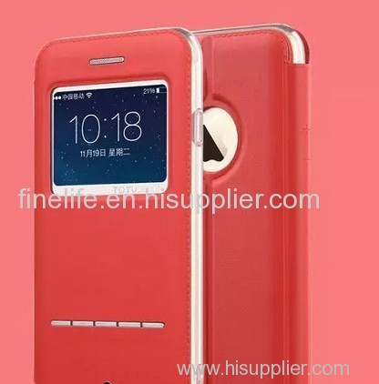 High quality PU Leather case for iPhone 6