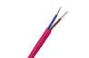 2 Core Silicone Fire Resistant cable , Low Smoke Fire Alarm Cable with Copper Conductor