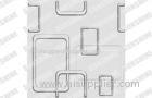Living Room Fireproof Decorative 3D Wall Panels / Commercial Kitchen Ceiling Tiles
