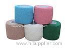 Substrate Hand tearable Elastic Bandage , Medical Cotton bandages