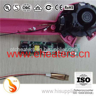 electronic heating device ( ptc basis) for steam iron and hair straightener