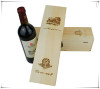 Hot sale pine wood box for packing wine bottles