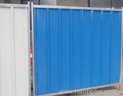 Security Solid Steel Hoarding Panel