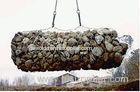 Customized Hexagonal Gabion Mesh Wire Fence , Stainless Steel Wire Gabion Bag Fence