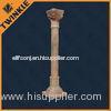 Cloudy Rosa Natural Stone Column Red For House Decoration