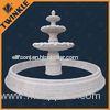 Huge Stone Water Fountains White Marble With Outdoor Fountains