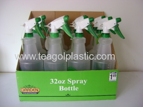 Garden spray bottle 1L with printing in display box packing