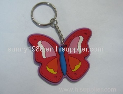 Butterfly PVC Key Chain