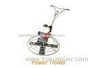 Handle Push Power Trowel Machine / Skimfloat Machinery For Concrete Flat