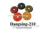 Wet And Dry Marble / Granite Polishing Hard Diamond Resin Pads 3 