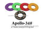 11mm Diamond Resin Pads With Metal Bond Polishing Abrasive For Concrete / Cement