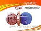 3 Inch Hard Diamond Marble / Granite Stone Polishing Pads 12.5mm Thick