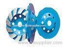 4 Inch Metal Diamond Grinding Disc / Cup Wheel For Terrazzo / Concrete Floor