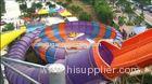 Large red family raft Space Bowl Water Slide for 4 persons