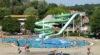 Outdoor Aqua Park Swimming Pool Slides , commercial family adult Open slide