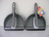 Plastic dust pan and brush