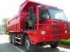 HOVA 60 Ton 6x4 Mining Heavy Duty Dump Truck for Transport , Red