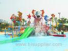 4 ramp slide water playground , 17m * 16m Splashing water house