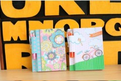 cute blank pocket notebook with pen