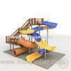 long Swimming Pool Slides , holiday resort hotel summer fun Body slide