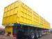 Container Cargo Lorry Trailer , 3 Axle Semi Trailer Trucks with Manual Transmission