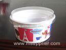 Yogurt Disposable Dessert Cups , Round Bowl With Flat Lid 130ml 4oz