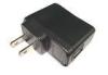 500 Ma 100 - 240v 5v Dc Ul Plug Black Matte Universal USB Car Charger For Mobile Phone